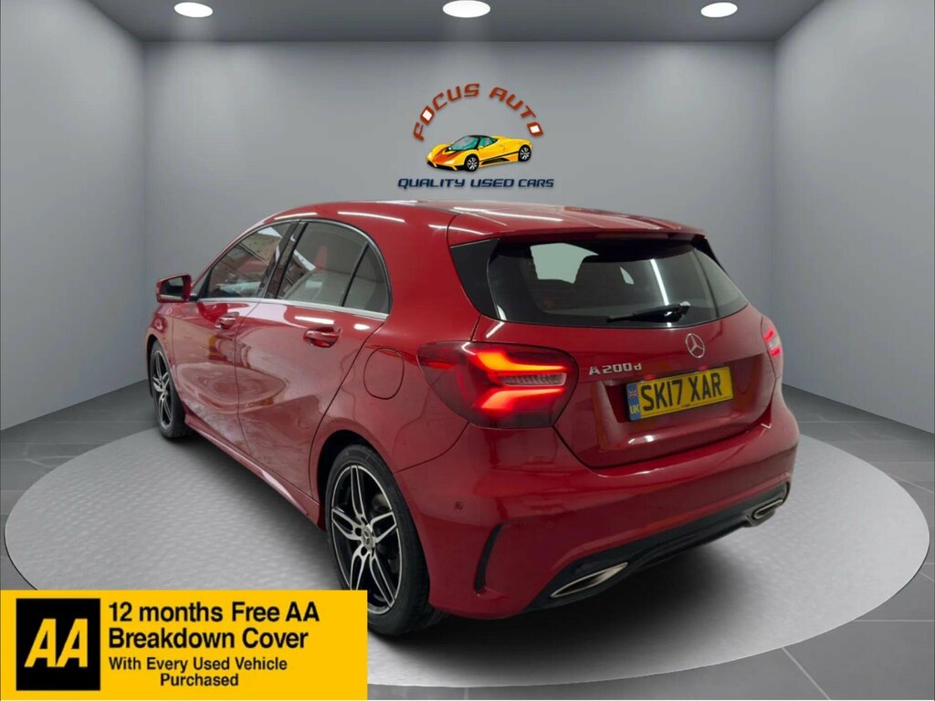 Mercedes-Benz A Class 2.1 A200d Amg Line Premium Hatchback SK17XAR Red #2