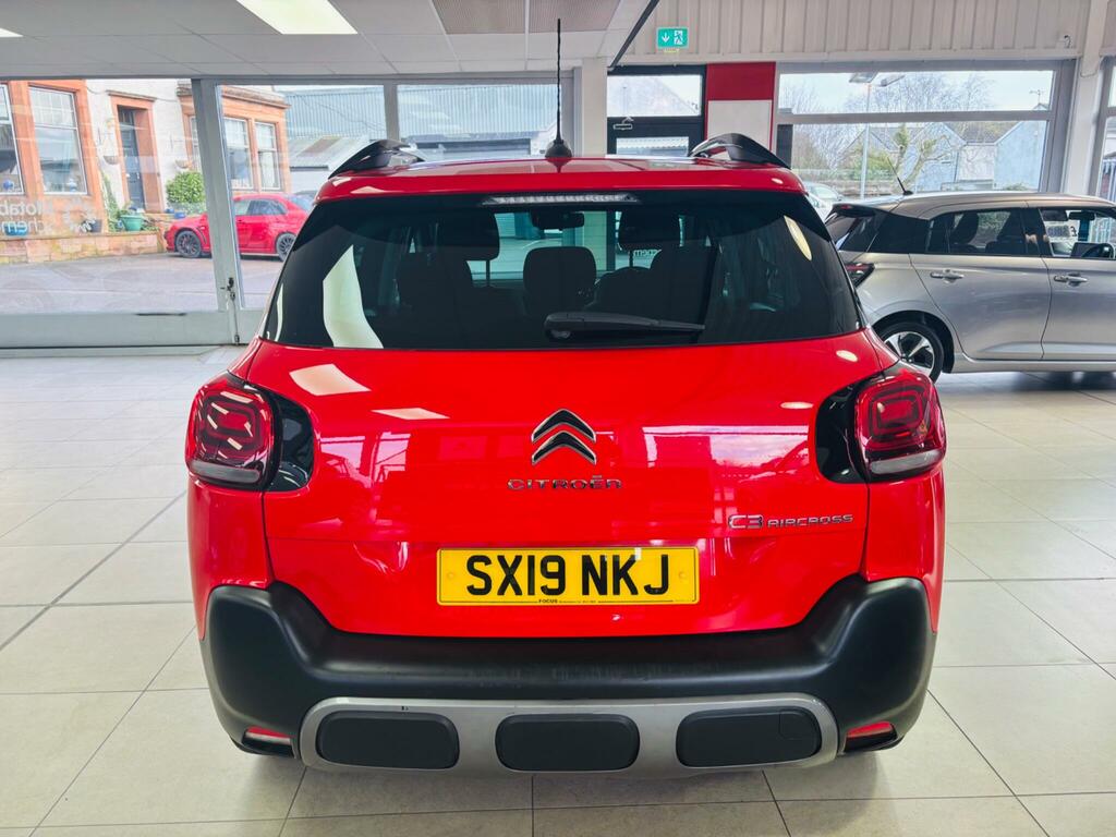 Citroen C3 Aircross 1.2 Puretech Feel Euro 6 SX19NKJ Red #4