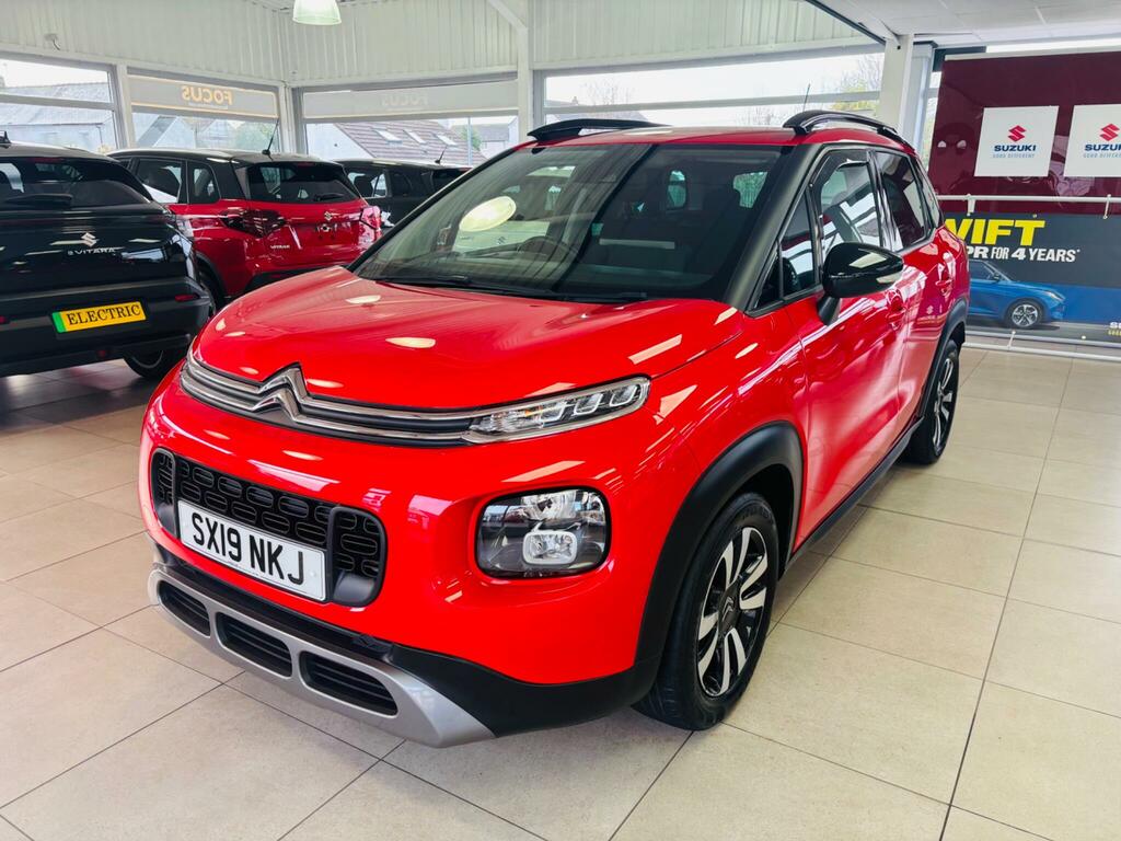 Citroen C3 Aircross 1.2 Puretech Feel Euro 6 SX19NKJ Red #3