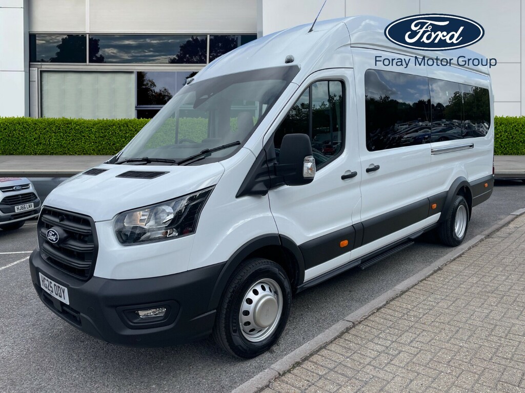 Ford Transit Custom 2.0 Ecoblue 130Ps H3 17 Seater Trend Nav HG25ODY White #3