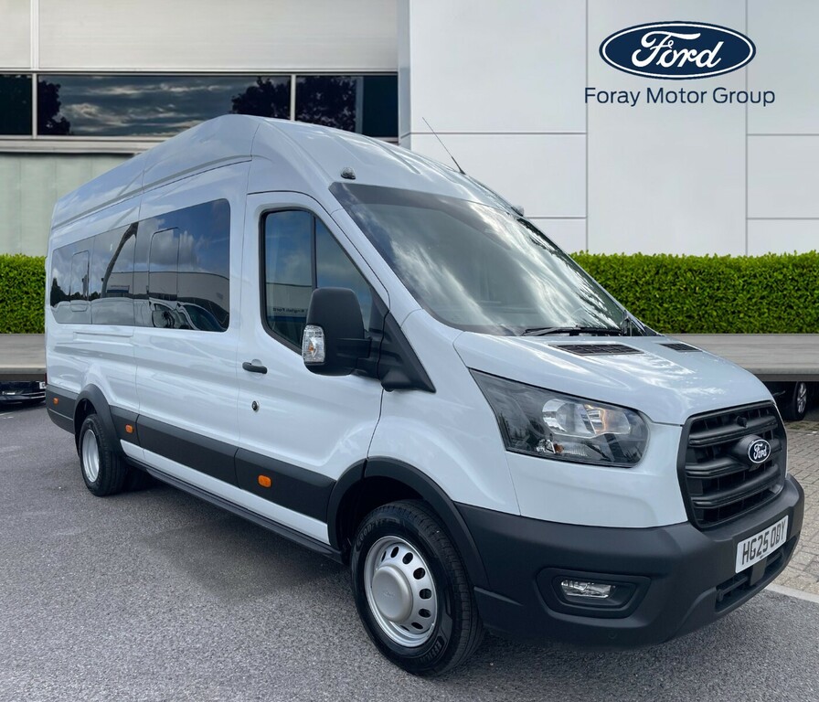 Ford Transit Custom 2.0 Ecoblue 130Ps H3 17 Seater Trend Nav White