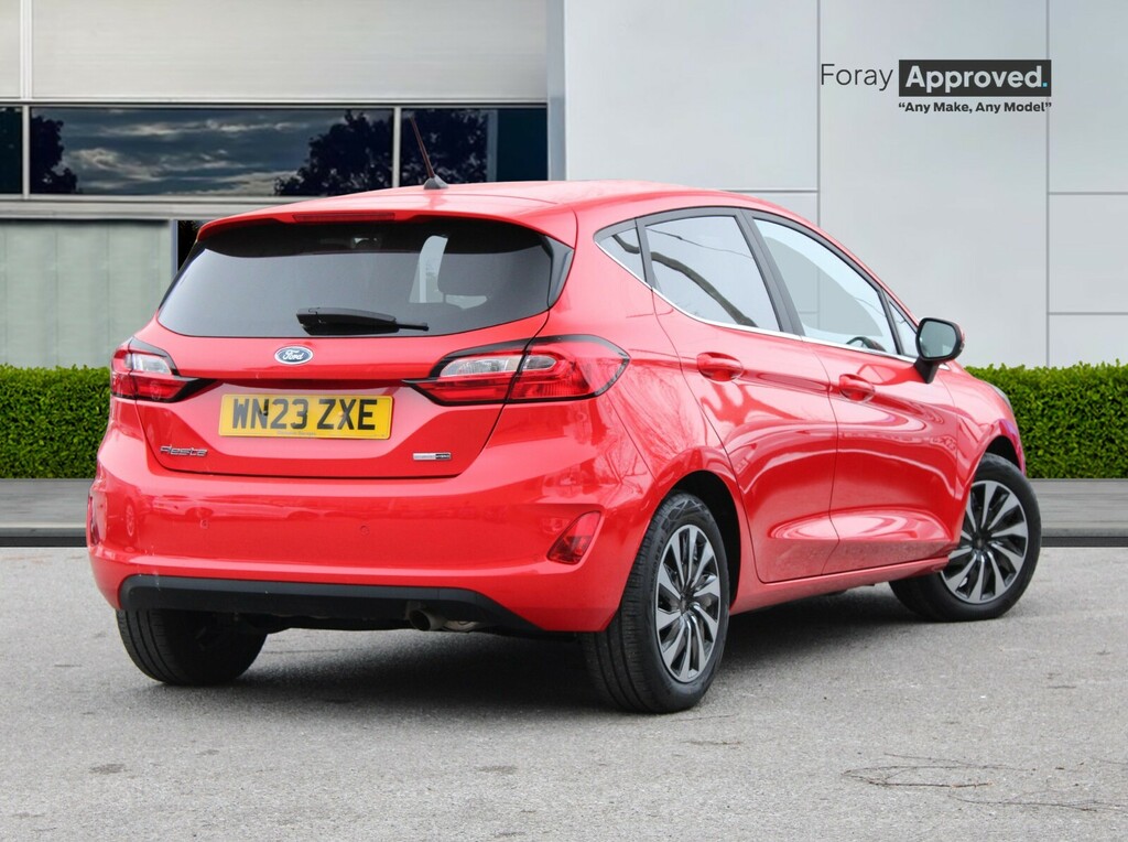 Ford Fiesta 1.0 Ecoboost Hybrid Mhev 125 Titanium WN23ZXE Red #4