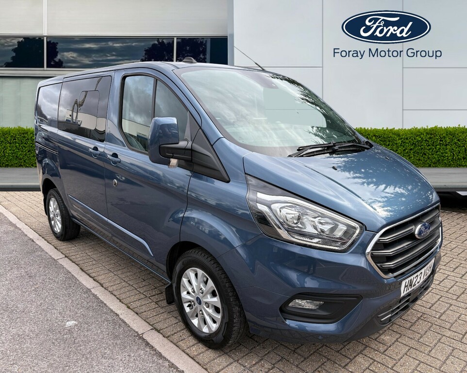 Ford Transit Custom 2.0 Ecoblue 130Ps Low Roof Dcab Limited Van Blue