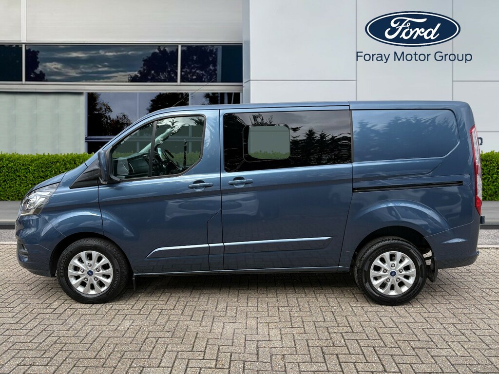 Ford Transit Custom 2.0 Ecoblue 130Ps Low Roof Dcab Limited Van HN23VUH Blue #4