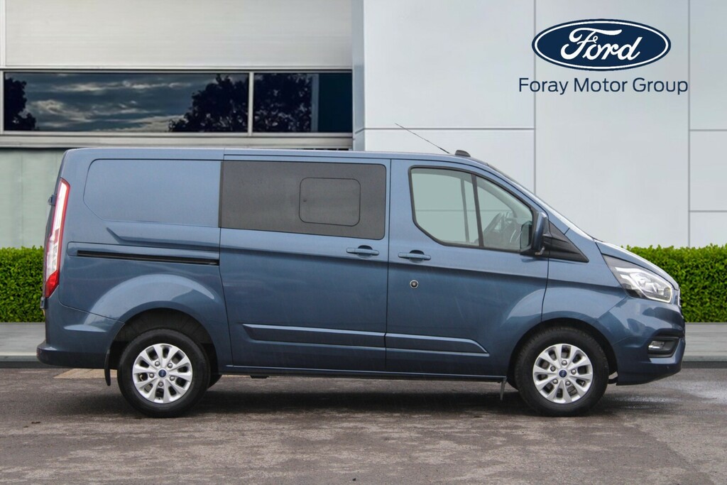 Ford Transit Custom 2.0 Ecoblue 185Ps Low Roof Dcab Limited Van CK22FYF Blue #2