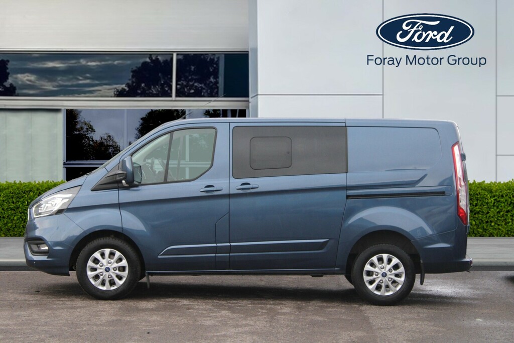 Ford Transit Custom 2.0 Ecoblue 185Ps Low Roof Dcab Limited Van CK22FYF Blue #4