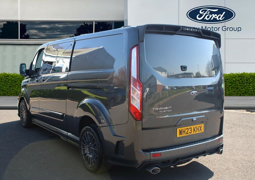 Ford Transit Custom 2.0 Ecoblue 170Ps Low Roof Dcab Ms-rt Van WH23KHX Grey #4