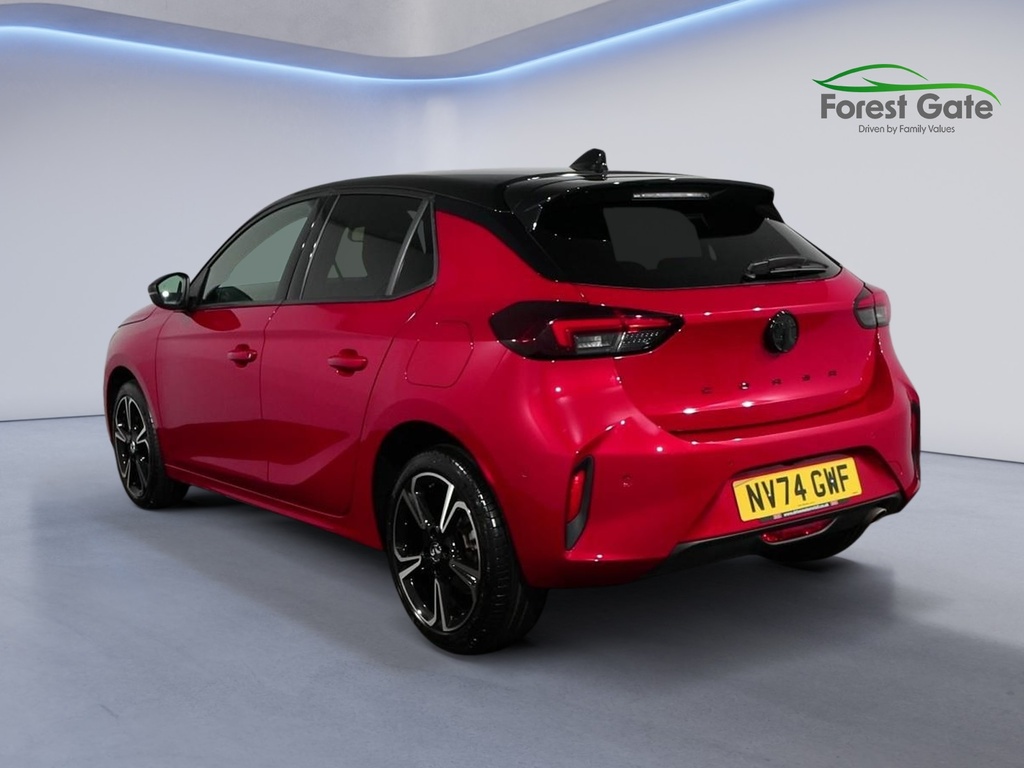 Vauxhall Corsa 1.2 Turbo Ultimate Hatchback Eur NV74GWF Red #5