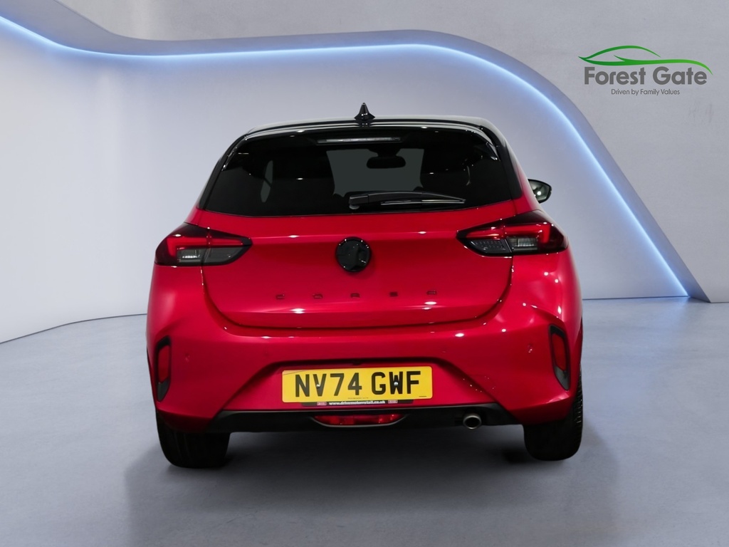 Vauxhall Corsa 1.2 Turbo Ultimate Hatchback Eur NV74GWF Red #6