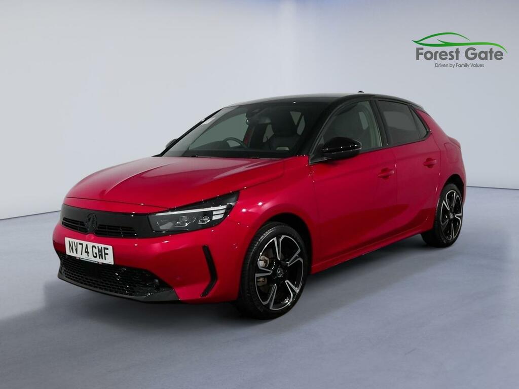 Vauxhall Corsa 1.2 Turbo Ultimate Hatchback Eur NV74GWF Red #3