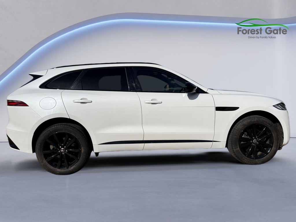 Jaguar F-Pace 2.0 D200 Mhev R-dynamic Se Black Suv Au BT73HDH White #2