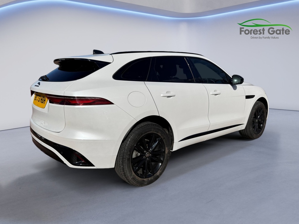 Jaguar F-Pace 2.0 D200 Mhev R-dynamic Se Black Suv Au BT73HDH White #3