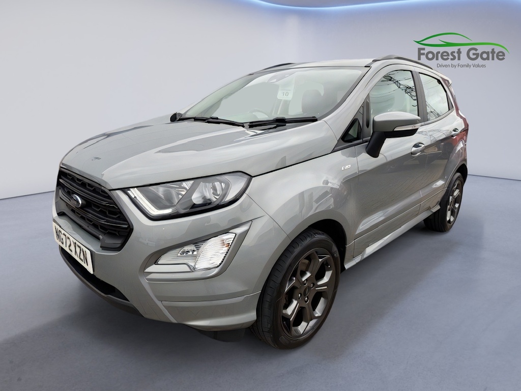 Ford Ecosport 1.0T Ecoboost Gpf St-line Suv Eu NG72XZN Silver #3