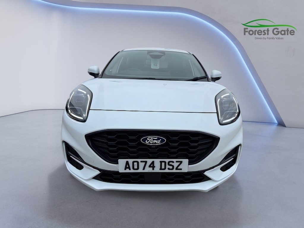 Ford Puma 1.0T Ecoboost Mhev St-line X Suv Hybrid AO74DSZ White #2
