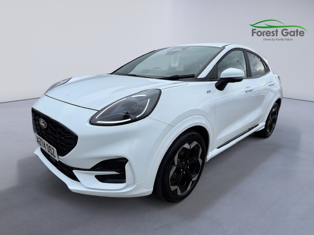 Ford Puma 1.0T Ecoboost Mhev St-line X Suv Hybrid AO74DSZ White #3