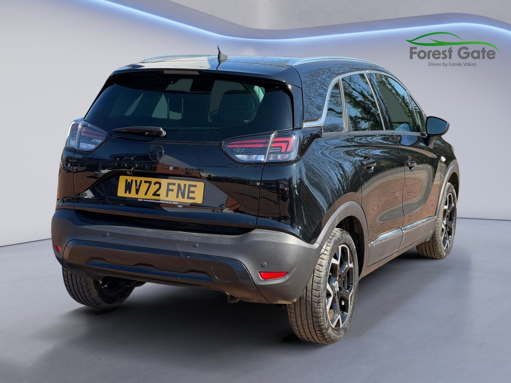 Vauxhall Crossland 1.2 Turbo Ultimate Suv Euro 6 Ss WV72FNE Black #5