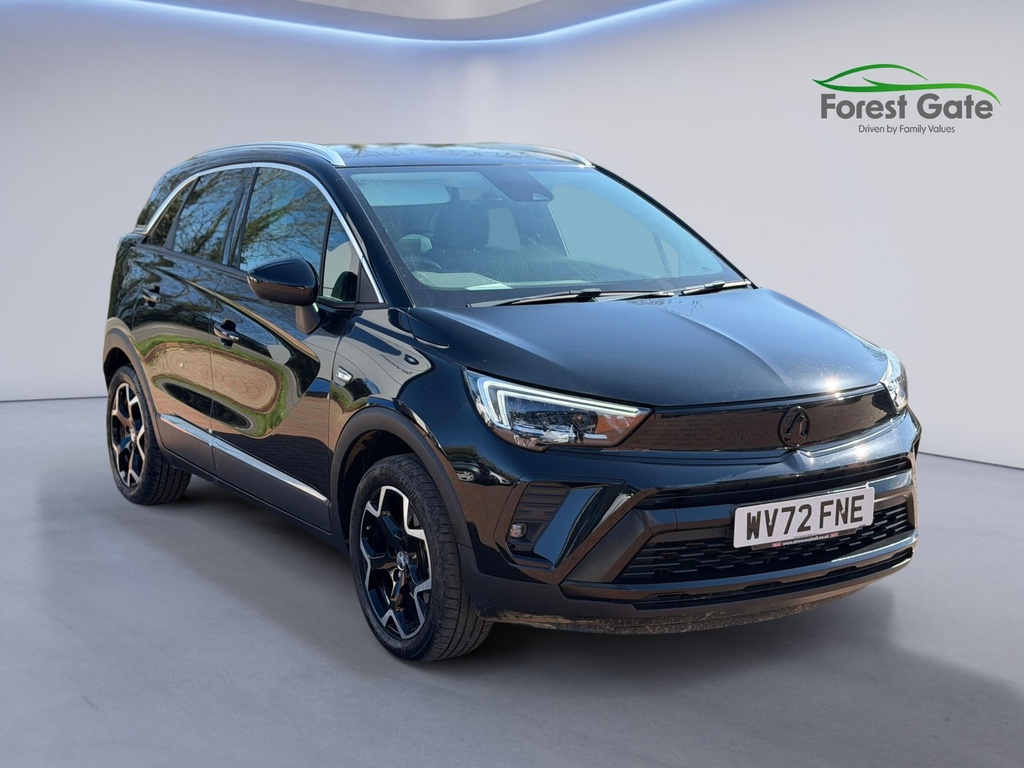 Vauxhall Crossland 1.2 Turbo Ultimate Suv Euro 6 Ss WV72FNE Black #3