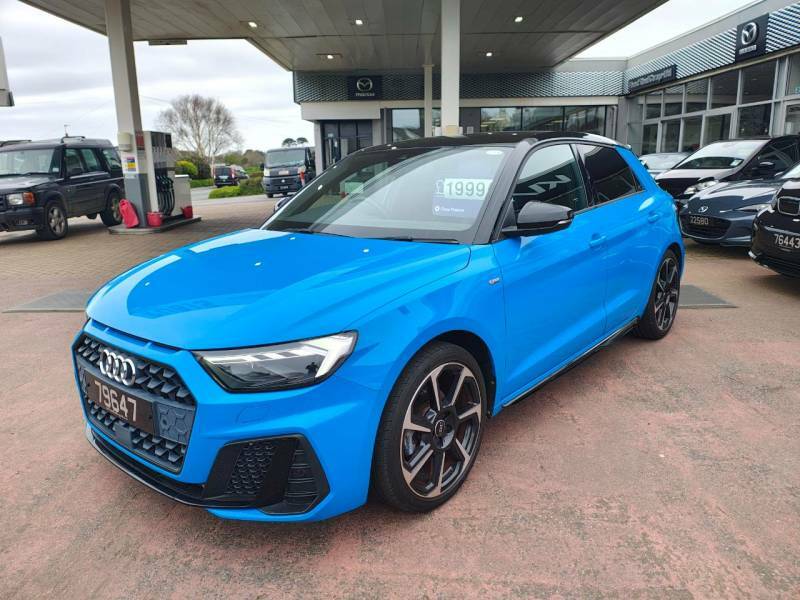 Audi A1 Tfsi S Line Black Edition - 2021 79647 Blue #2