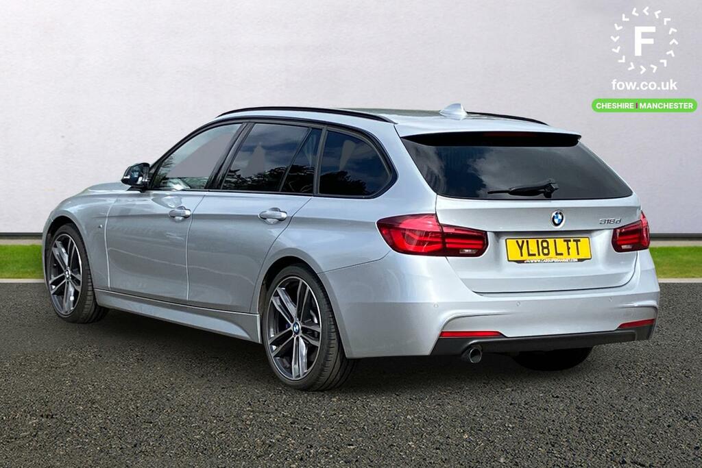 BMW 3 Series 318D M Sport Shadow Edition Step YL18LTT Silver #2