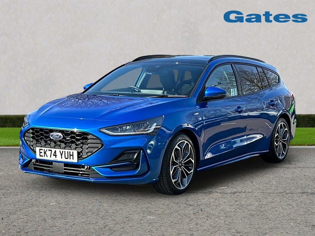 Ford Focus Estate St-line X 1.0 Mhev 125Ps EK74YUH Blue #3