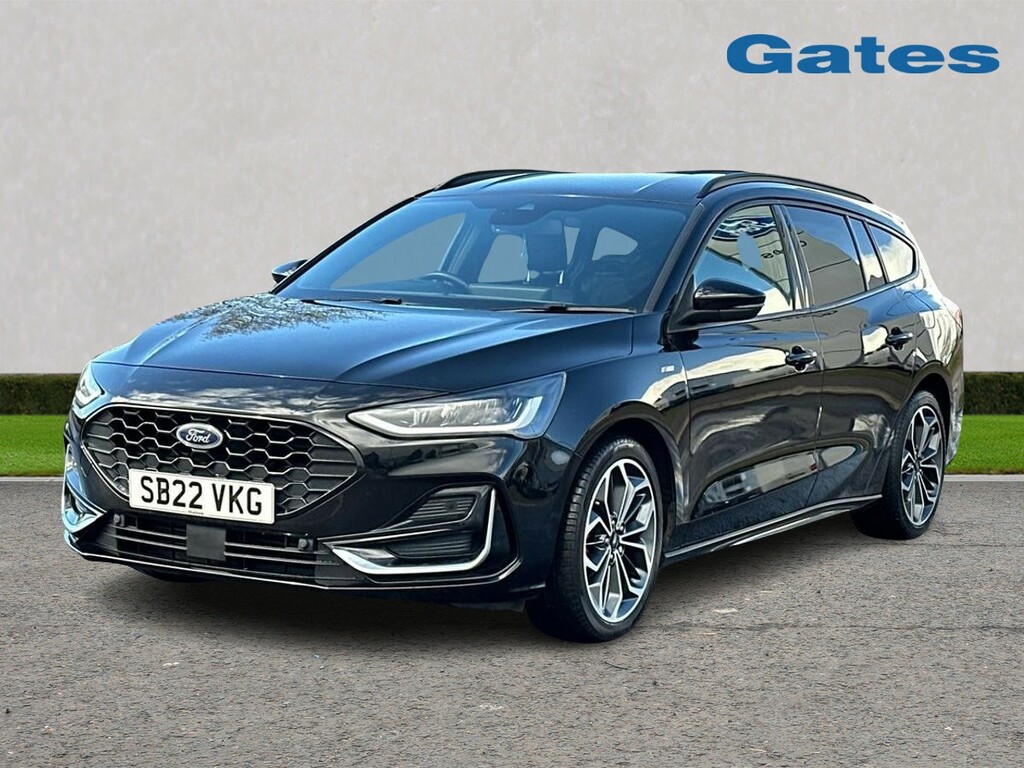Ford Focus Estate St-line Vignale 1.0 125Ps SB22VKG Black #3