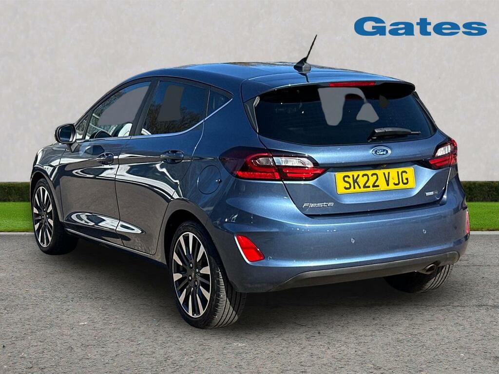 Ford Fiesta Titanium Vignale 1.0 125Ps Mhev SK22VJG Blue #5