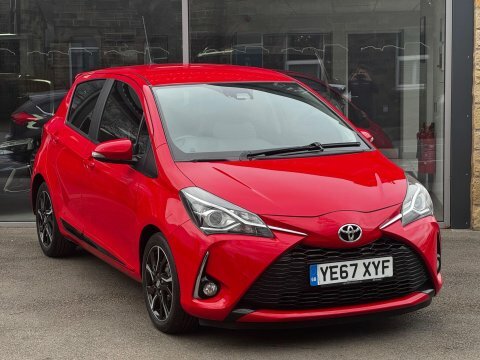Toyota Yaris Vvt-i Design YE67XYF Red #5
