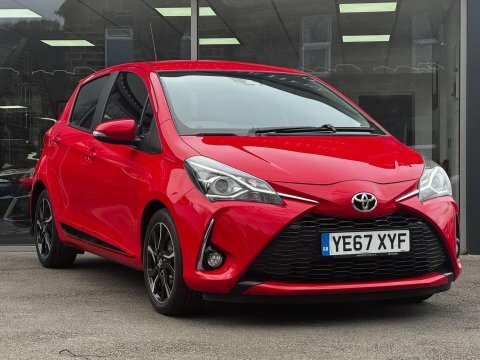 Toyota Yaris Vvt-i Design YE67XYF Red #6