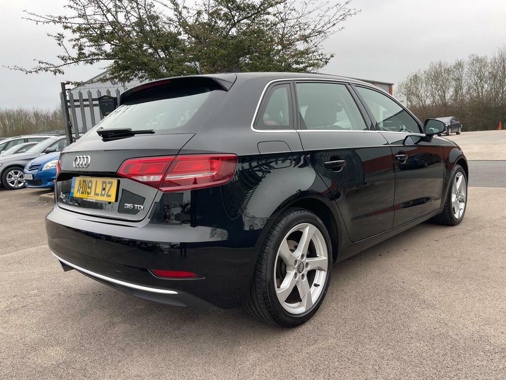 Audi A3 2.0 Tdi 35 Sport Sportback Euro 6 S S Black #4
