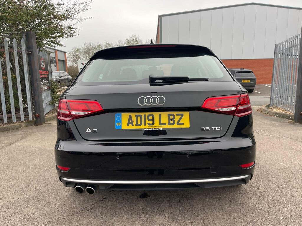 Audi A3 2.0 Tdi 35 Sport Sportback Euro 6 S S Black #5