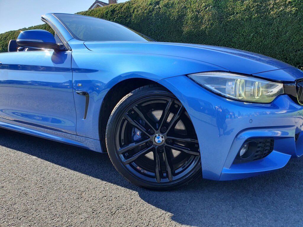 BMW 4 Series 2.0 420D M Sport Convertible 2017 YD17JNZ Blue #5