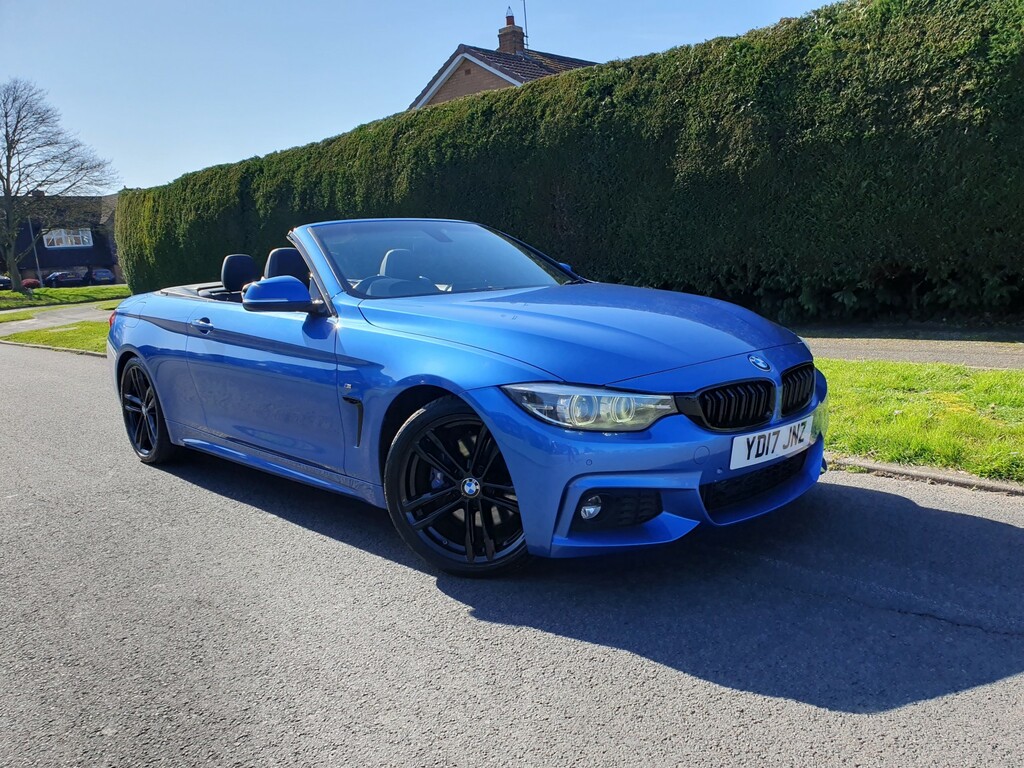BMW 4 Series 2.0 420D M Sport Convertible 2017 Blue