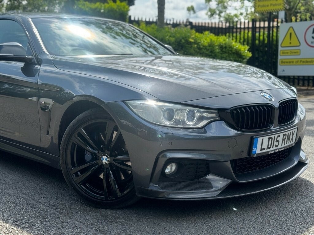 BMW 4 Series Gran Coupe 2.0 420D Xdrive M Sport Coupe 2015 LD15RMX Grey #3