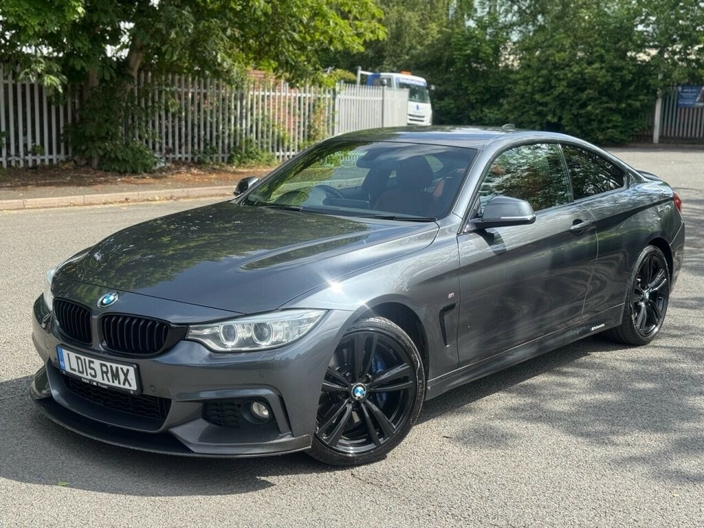 BMW 4 Series Gran Coupe 2.0 420D Xdrive M Sport Coupe 2015 LD15RMX Grey #5