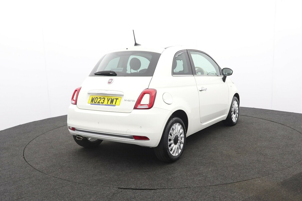 Fiat 500 1.0 Mild Hybrid Top WO23YWT White #3