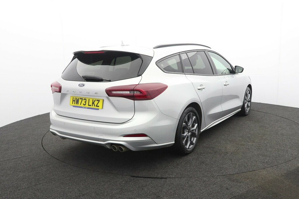 Ford Focus 1.0T Ecoboost Hybrid St-line Estate HW73LKZ Silver #3