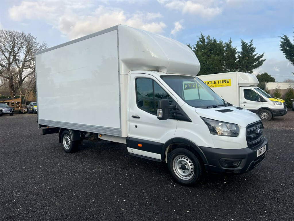 Ford Transit Custom 350 Leader Luton Ecoblue Luton Van WN71KZF White