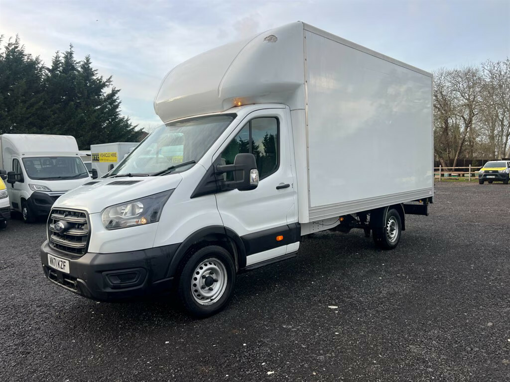 Ford Transit Custom 350 Leader Luton Ecoblue Luton Van WN71KZF White #3