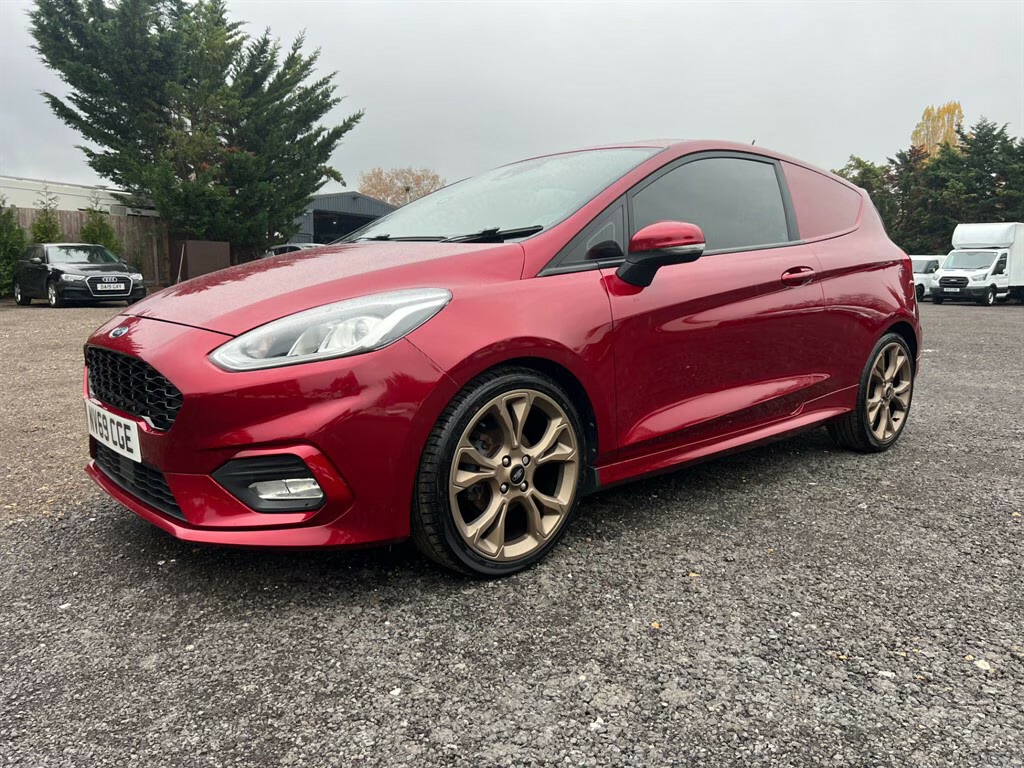 Ford Fiesta Sport Tdci Car Derived Van Red
