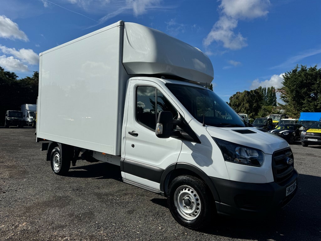 Ford Transit Custom 350 Leader Luton Ecoblue L3 Luton Van Manua White
