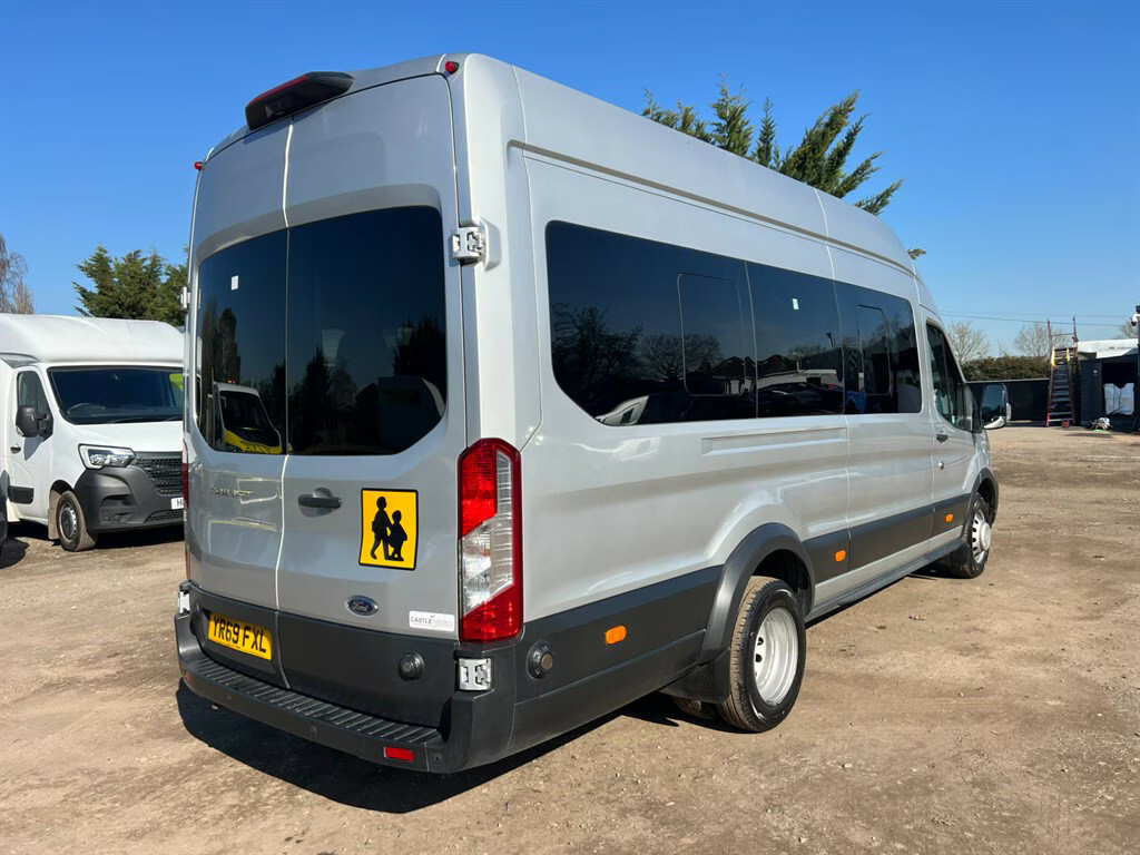 Ford Transit Custom 460 Trend Ecoblue 17Str Bus Minibus YR69FXL Silver #5