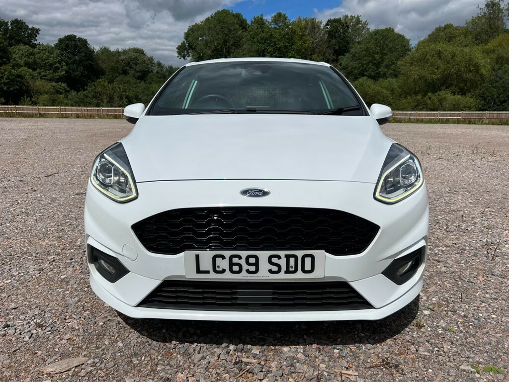 Ford Fiesta Sport Tdci Euro 6 Car Derived Van LC69SDO White #5