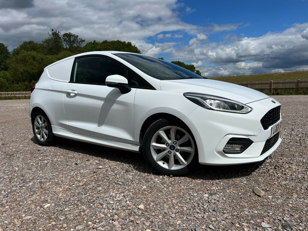 Ford Fiesta Sport Tdci Euro 6 Car Derived Van LC69SDO White #3