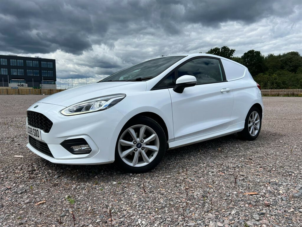 Ford Fiesta Sport Tdci Euro 6 Car Derived Van LC69SDO White #2