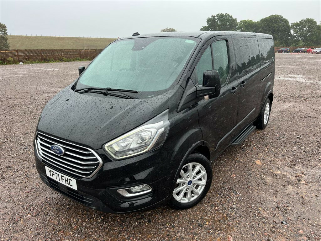 Ford Tourneo Custom 320 Titanium Ecoblue 9 Seater Minibus Ele M YP71FHC Black #5
