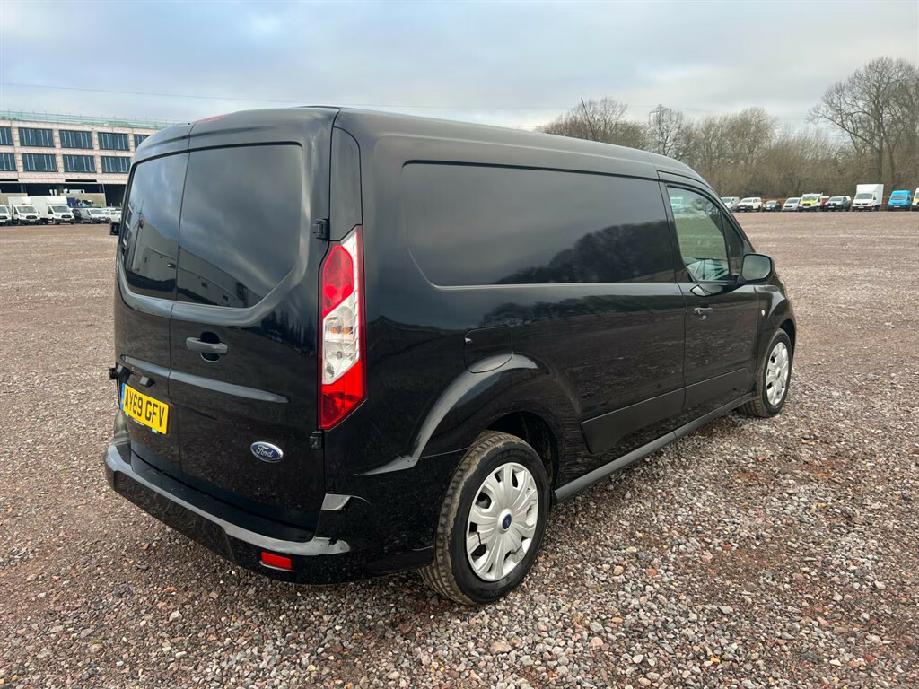 Ford Transit Connect Connect 240 Trend Tdci Panel Van AY69GFV Black #4