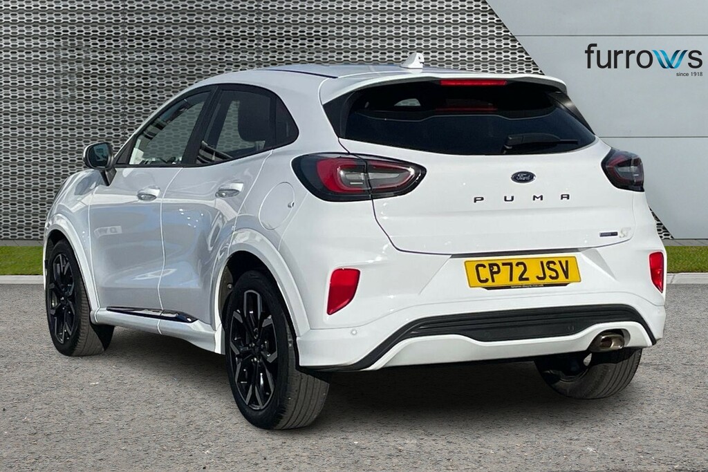 Ford Puma 1.0 Ecoboost Hybrid Mhev 155 St-line X CP72JSV White #3