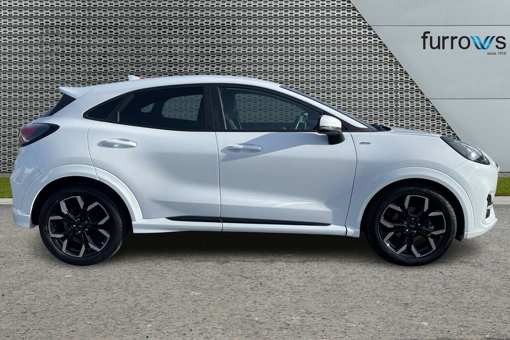 Ford Puma 1.0 Ecoboost Hybrid Mhev 155 St-line X CP72JSV White #4