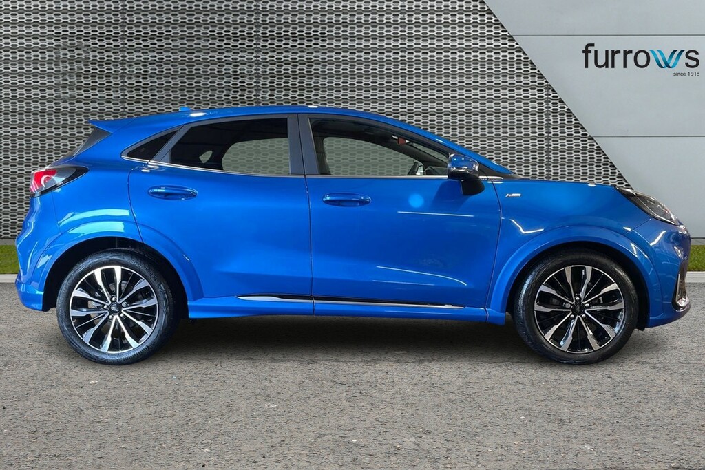 Ford Puma 1.0 Ecoboost Hybrid Mhev 155 St-line Vignale DX24LNE Blue #4