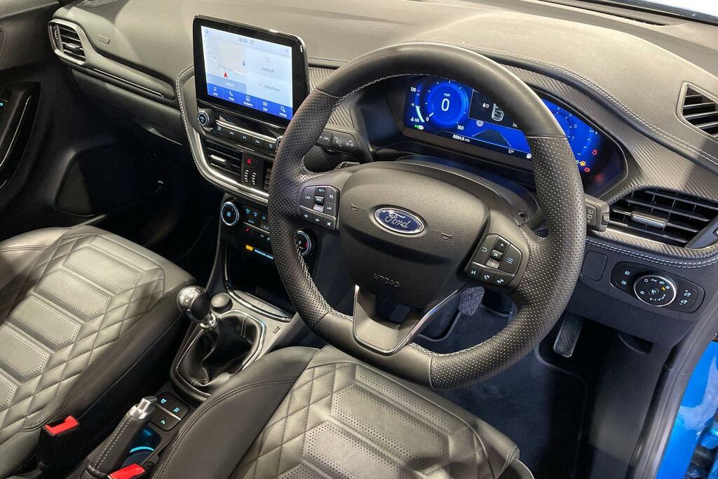 Ford Puma 1.0 Ecoboost Hybrid Mhev 155 St-line Vignale DX24LNE Blue #6